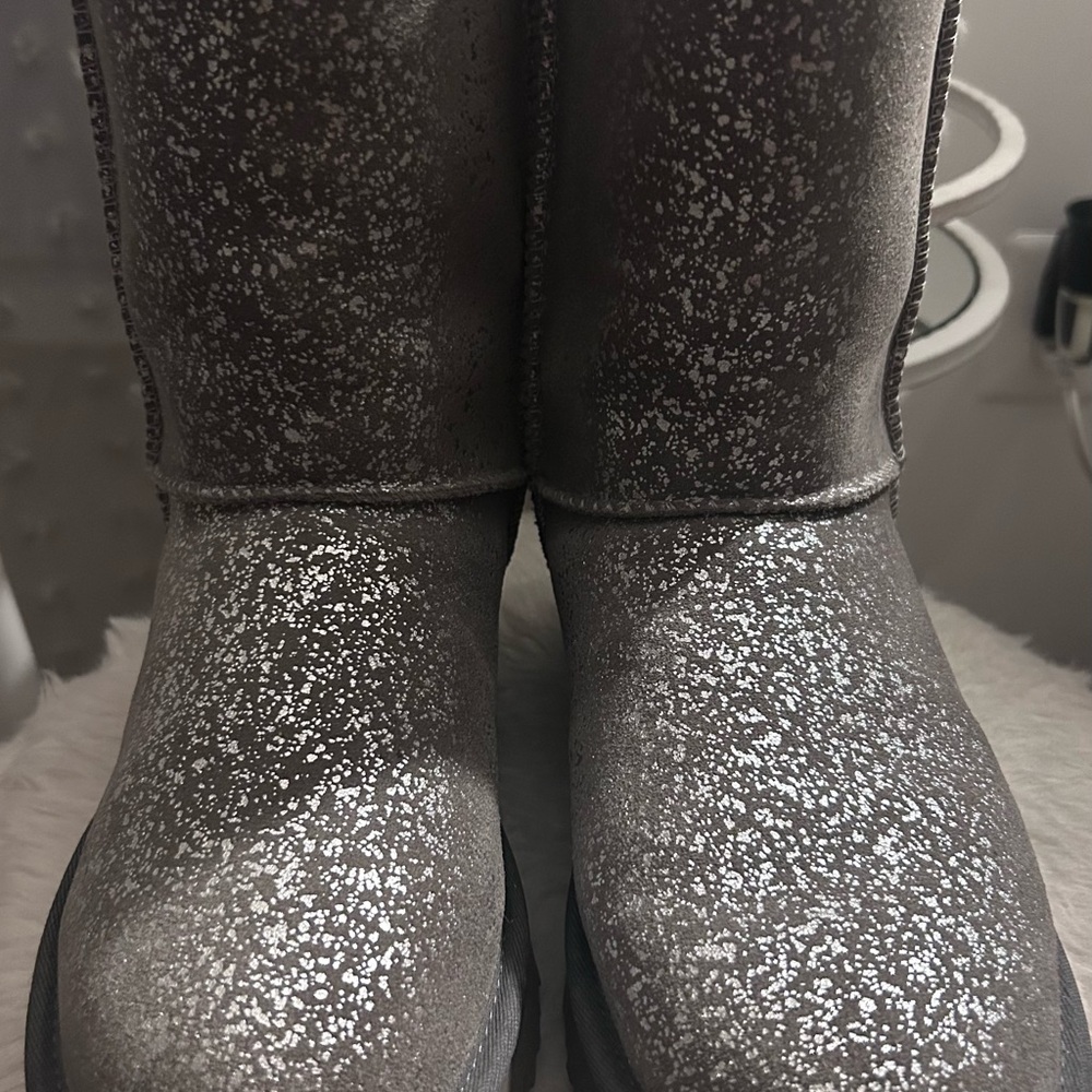 UGG Women's Speckled Gray Winter Boots